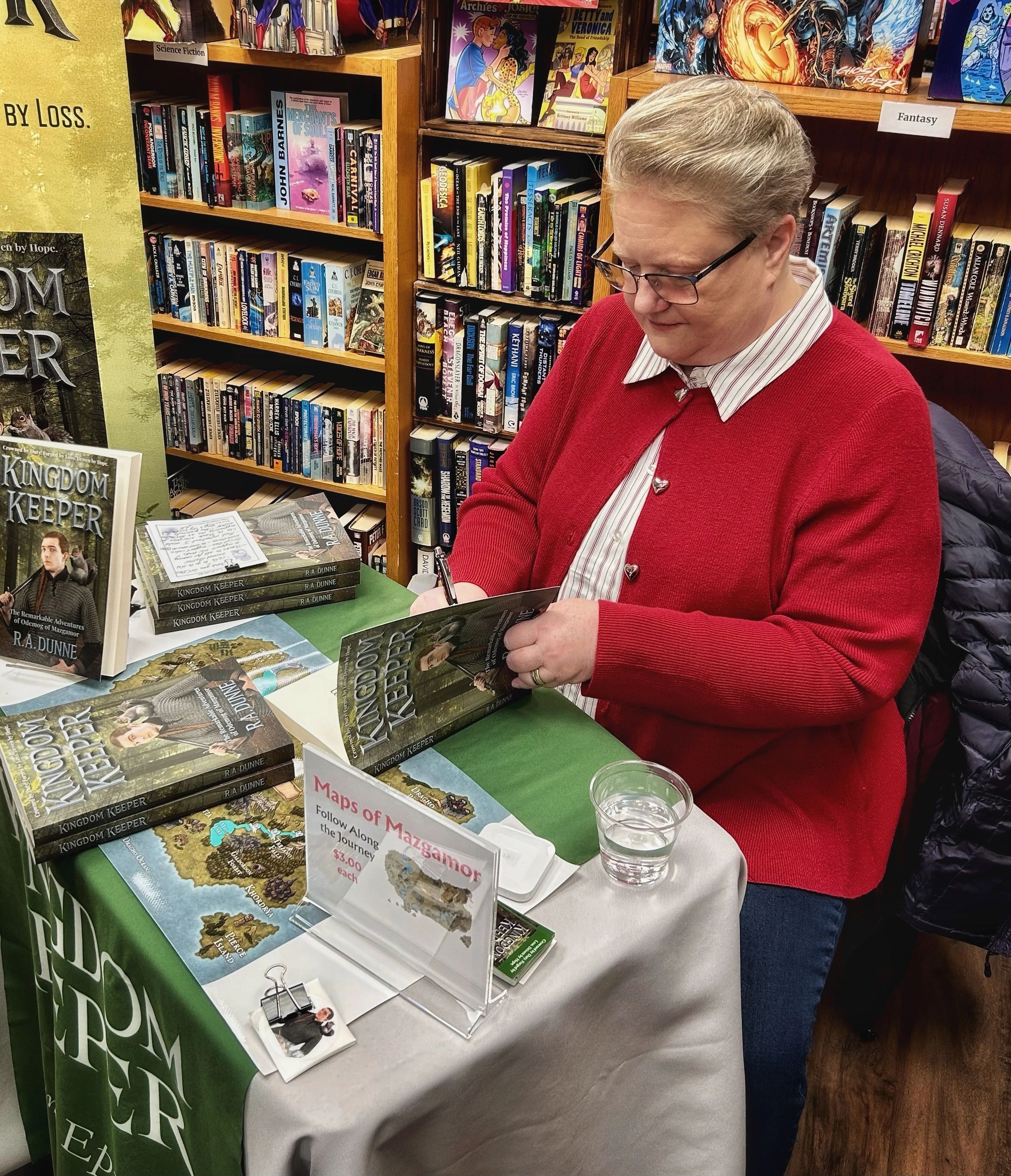 R.A. Dunne author event photo